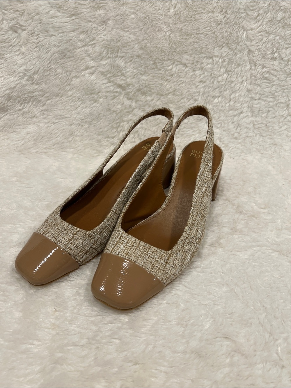 Donald Pliner Tweed Amore Slingback Pumps size 10